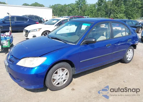 2005 Honda Civic Vp from USA, damaged, VIN 1HGES16395L019211
